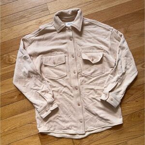 Wilfred Free Terry Fleece Shirt Jacket
